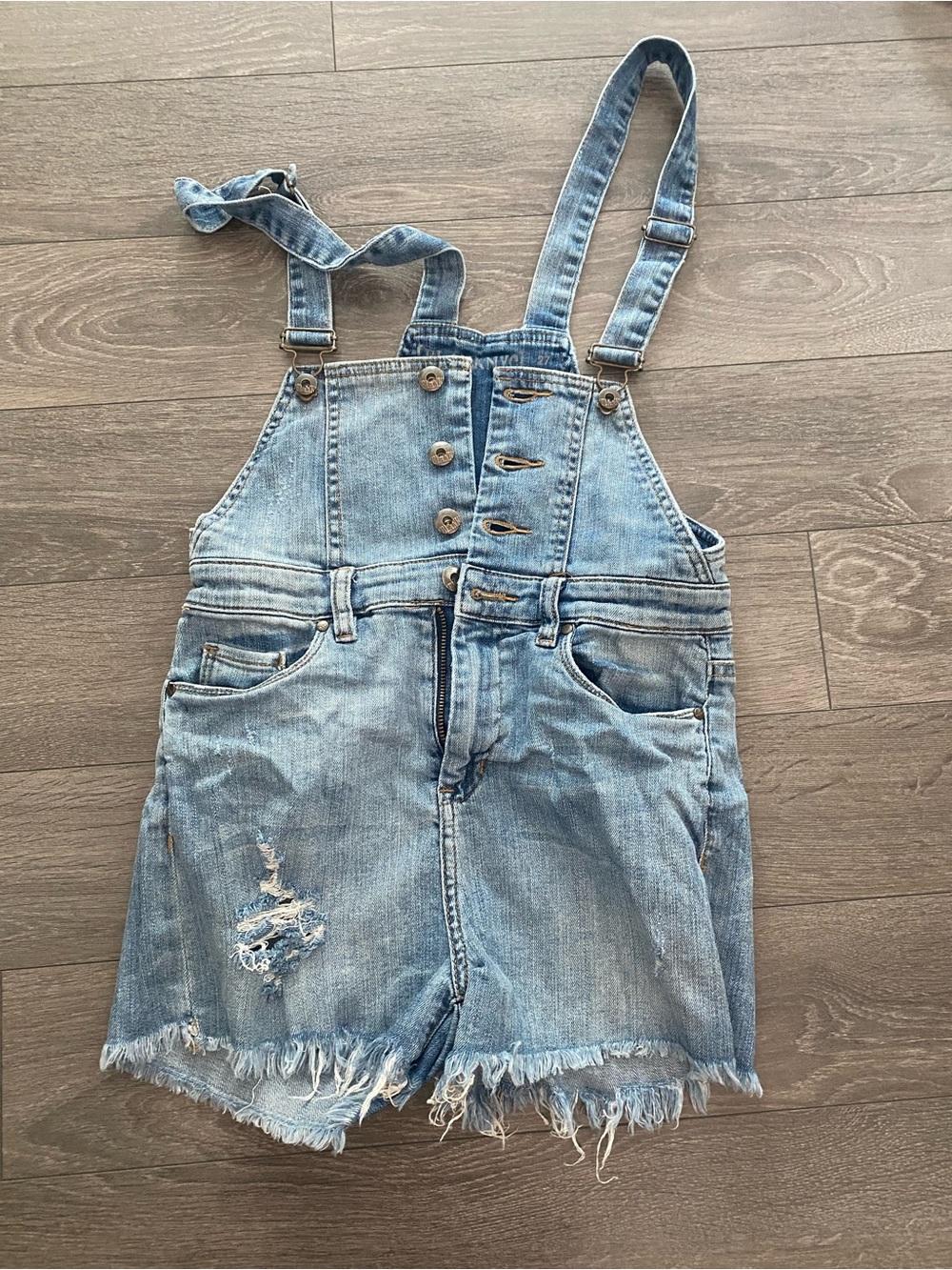 Blank NYC overall / shortall